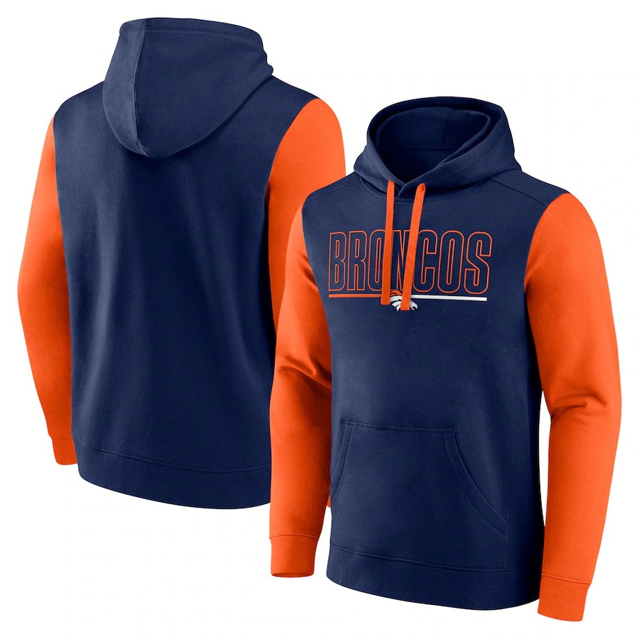 Men Denver Broncos blue 093 NFL 2024 hoodie